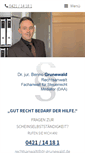 Mobile Screenshot of dr-grunewald.de